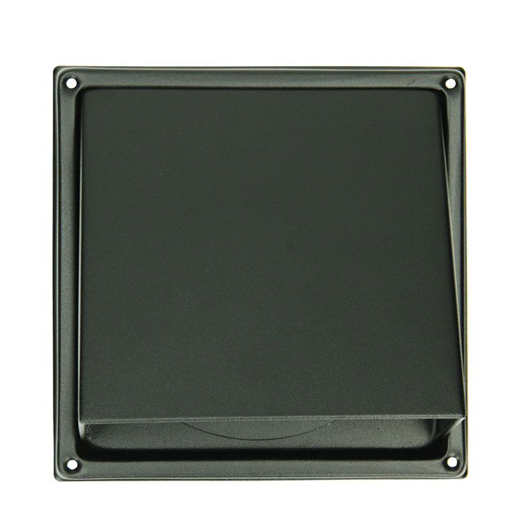 Afbeelding laden in galerijviewer, Renson 1066436 - zwart inox dampkaprooster type 641 ø100mm, opbouw | 2 stuks