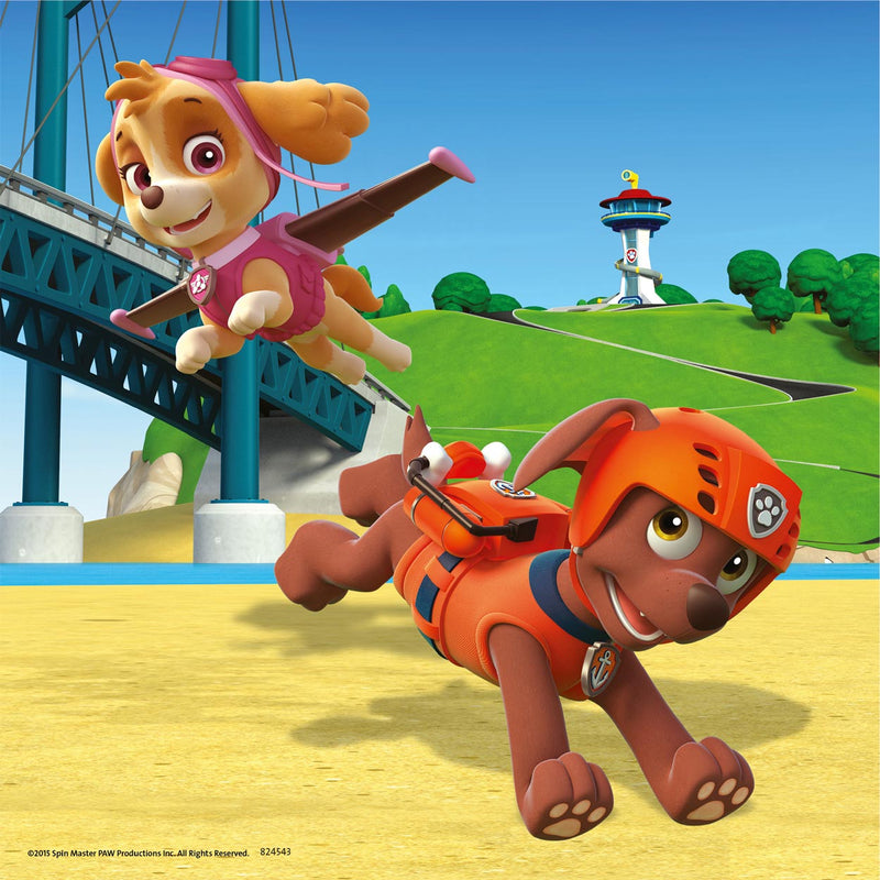 Afbeelding laden in galerijviewer, Ravensburger paw patrol: team op 4 poten - 3x49 stukjes - kinderpuzzel