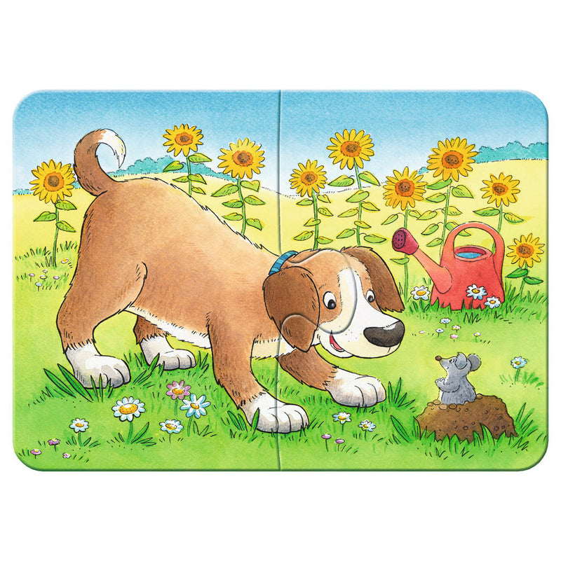 Afbeelding laden in galerijviewer, Ravensburger schattige huisdieren- my first puzzels -2+4+6+8 stukjes - kinderpuzzel