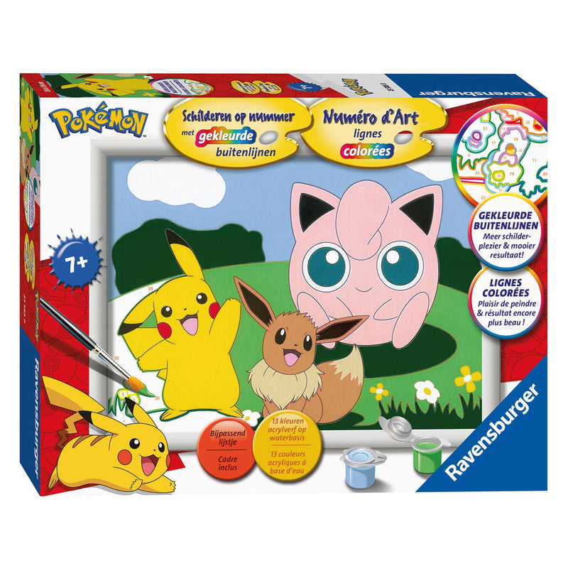 Load image into Gallery viewer, Ravensburger Schilderen op Nummer Pokemon
