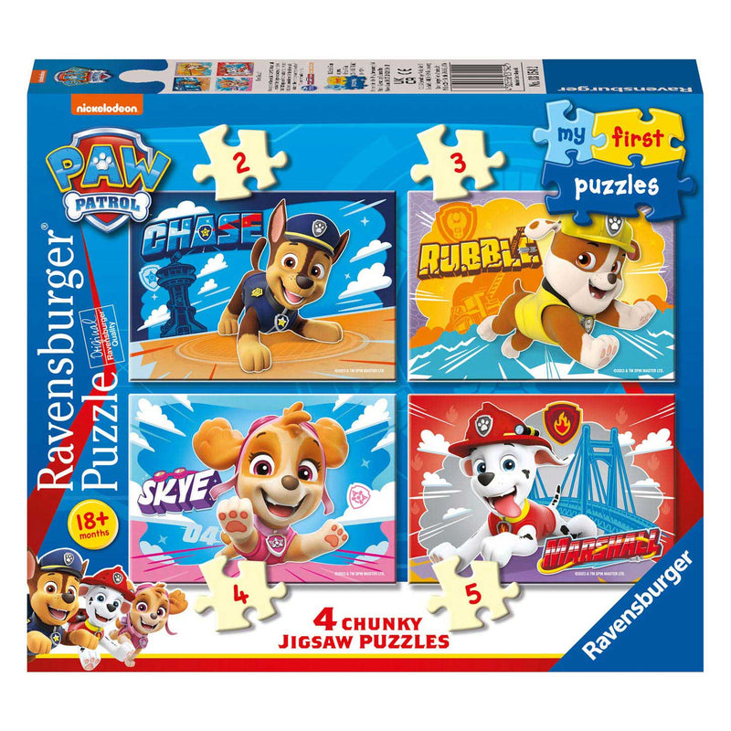 Load image into Gallery viewer, Ravensburger mijn eerste puzzels paw patrol, 4in1