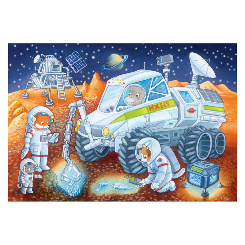 Load image into Gallery viewer, Ravensburger puzzel reis door de ruimte, 2x24st.
