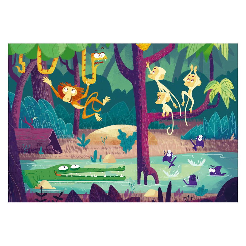 Load image into Gallery viewer, Ravensburger - Puzzle - Jungle Avontuur 2x24 stuks