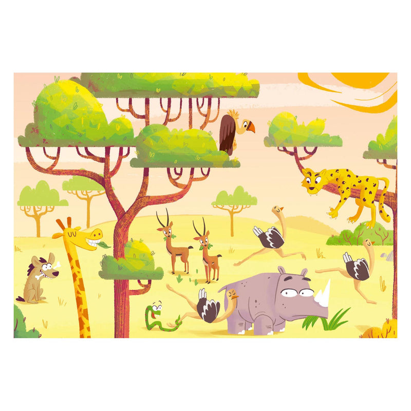 Load image into Gallery viewer, Ravensburger - Puzzle - Safari Tijd 2x24 stuks