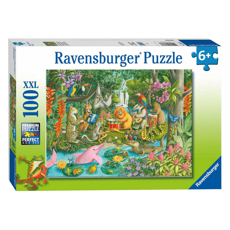Load image into Gallery viewer, Ravensburger puzzel het jungle-orkest, 100st. xxl