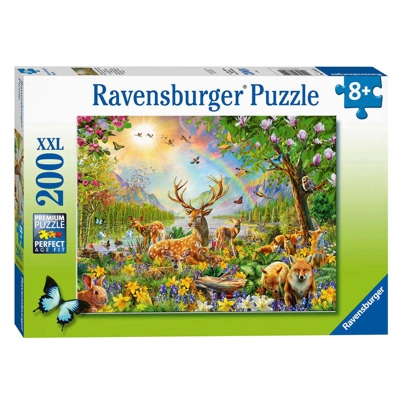 Load image into Gallery viewer, Ravensburger puzzel mooie hertenfamilie, 200st. xxl