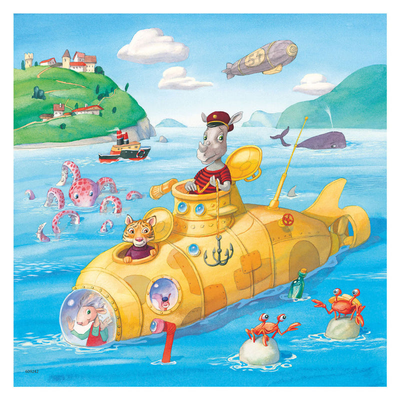 Load image into Gallery viewer, Ravensburger - Watervoertuigen Legpuzzel 3x49st.