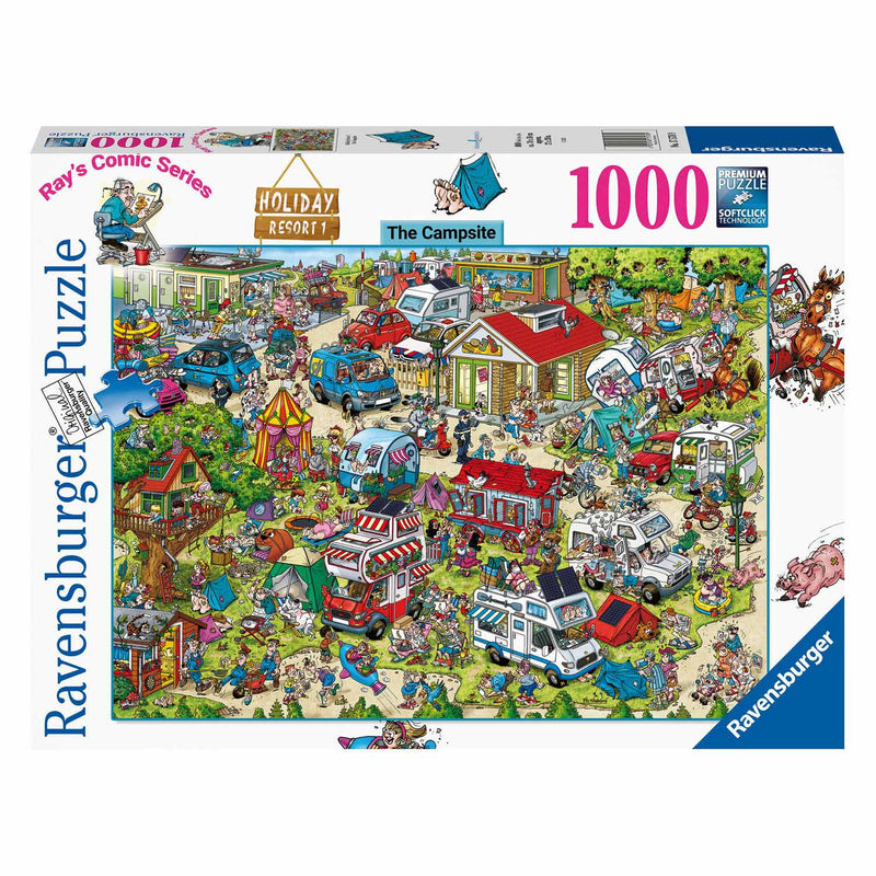 Load image into Gallery viewer, Ravensburger Holiday Resort 2 The Campsite Legpuzzel, 1000st.