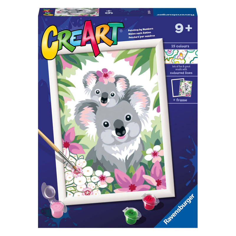 Load image into Gallery viewer, Ravensburger creart schilderen op nummer - koala schatjes