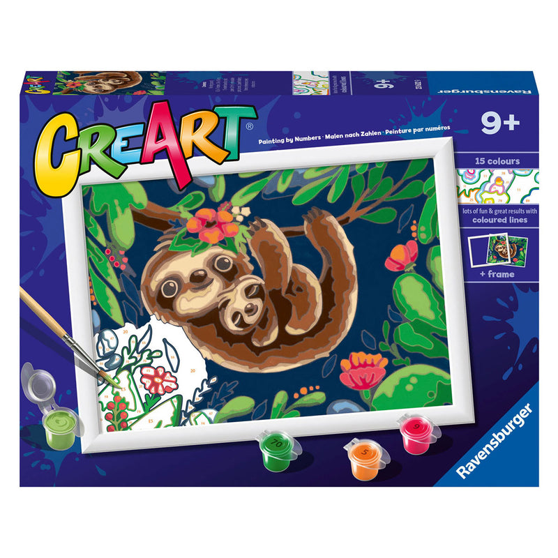 Load image into Gallery viewer, Ravensburger creart sweet sloths