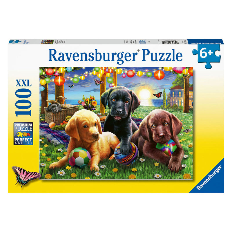 Load image into Gallery viewer, Ravensburger legpuzzel xxl honden picknick, 100st.
