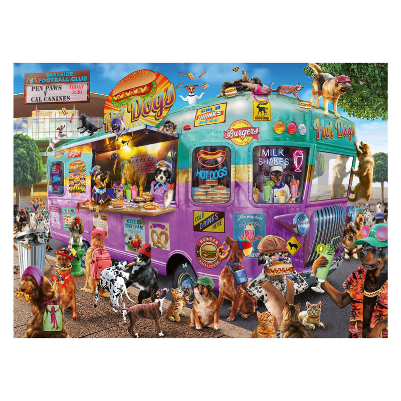 Load image into Gallery viewer, Ravensburger legpuzzel xxl hot diggity dogs, 300st.