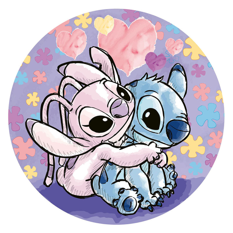 Afbeelding laden in galerijviewer, Ravensburger round puzzle disney stitch - legpuzzel - 500 stukjes