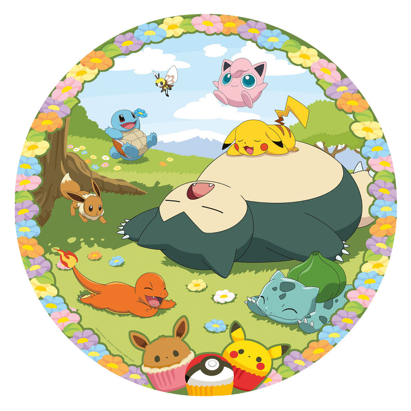 Afbeelding laden in galerijviewer, Ravensburger round puzzle pokémon - ronde legpuzzel - 500 stukjes