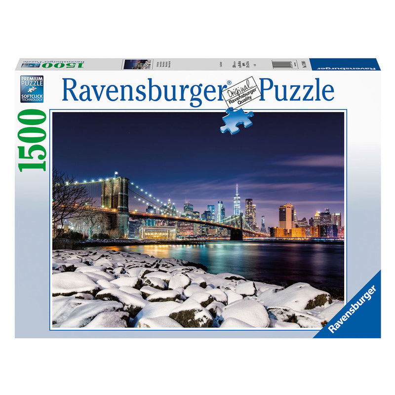 Load image into Gallery viewer, Ravensburger Legpuzzel Winter in York, 1500st.