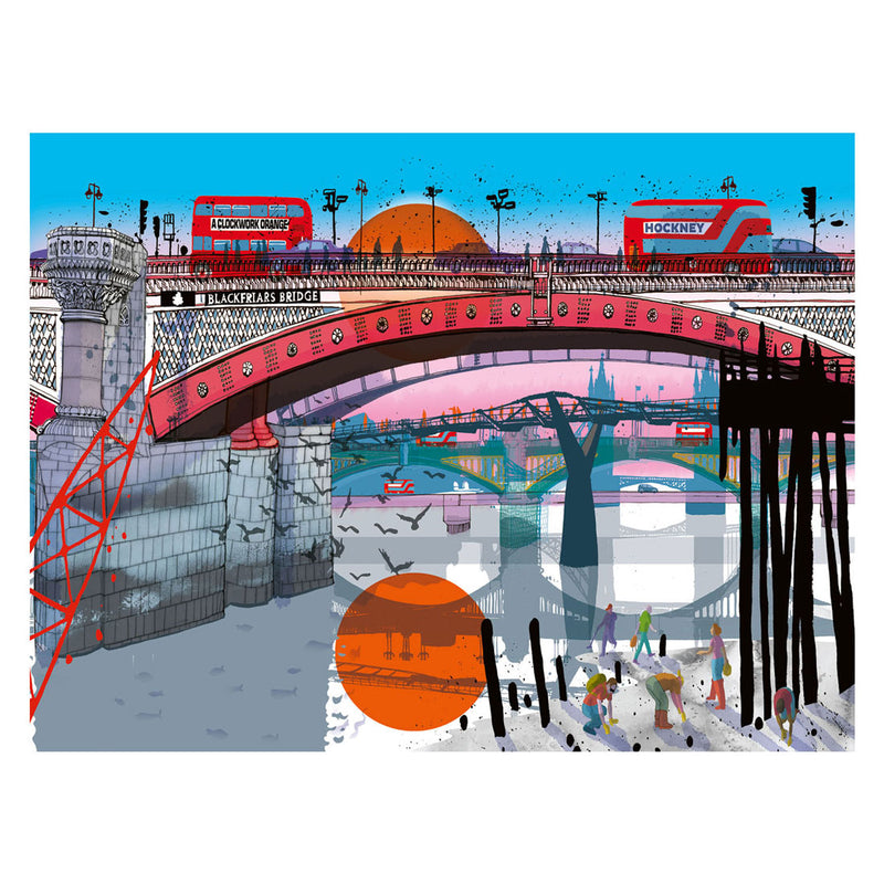Afbeelding laden in galerijviewer, Ravensburger puzzel i am london - legpuzzel - 1500 stukjes