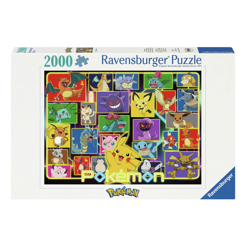 Load image into Gallery viewer, Ravensburger puzzel pokemon 2000 stukjes