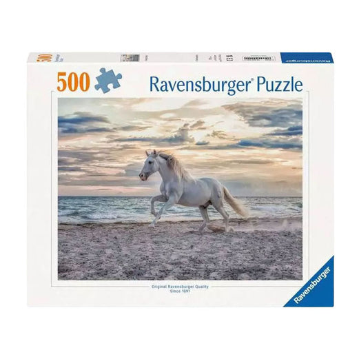 Load image into Gallery viewer, Ravensburger legpuzzel paard op het strand, 500st.