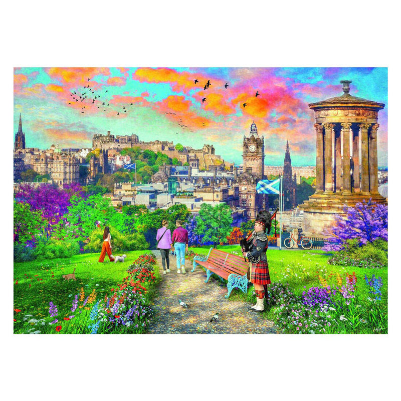 Afbeelding laden in galerijviewer, Ravensburger puzzel edinburgh romance - legpuzzel - 1000 stukjes
