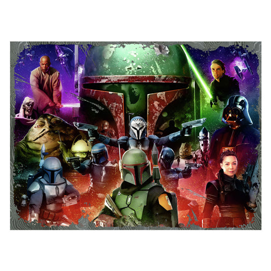 ギャラリービューアに画像をロードする, Ravensburger legpuzzel star wars boba fett premiejager, 1500st.