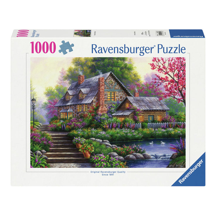 Load image into Gallery viewer, Ravensburger legpuzzel romantische cottage, 1000st.