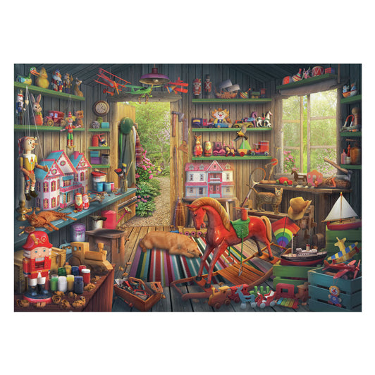 Afbeelding laden in galerijviewer, Ravensburger legpuzzel nostalgisch speelgoed, 1000st.