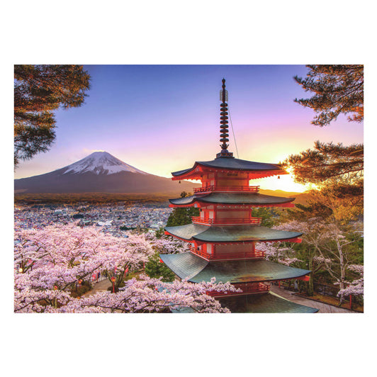 ギャラリービューアに画像をロードする, Ravensburger legpuzzel kersenbloesem bij fuji berg, 1000st.