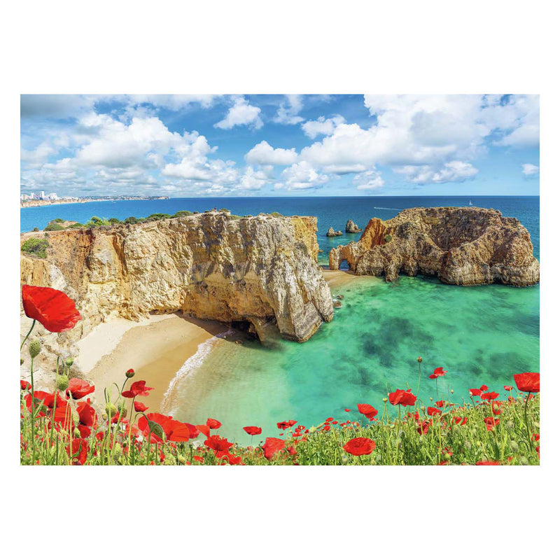 Load image into Gallery viewer, Ravensburger legpuzzel klaprozen in de algarve portugal, 1000st.