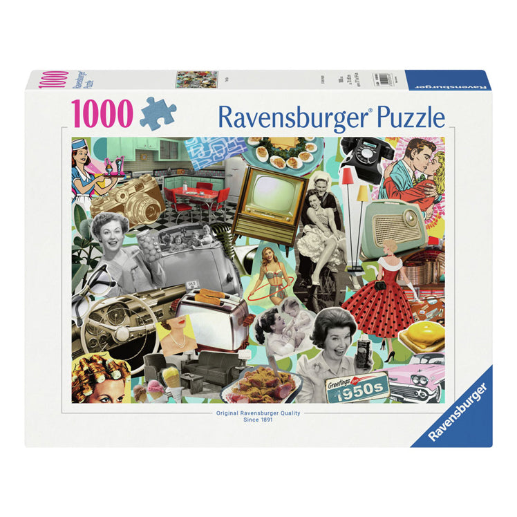 Load image into Gallery viewer, Ravensburger legpuzzel de jaren 50, 1000st.