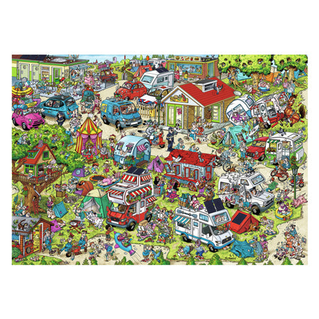 Chargez l'image dans la visionneuse de la galerie, Ravensburger legpuzzel holiday resort 1: the campsite, 1000st.