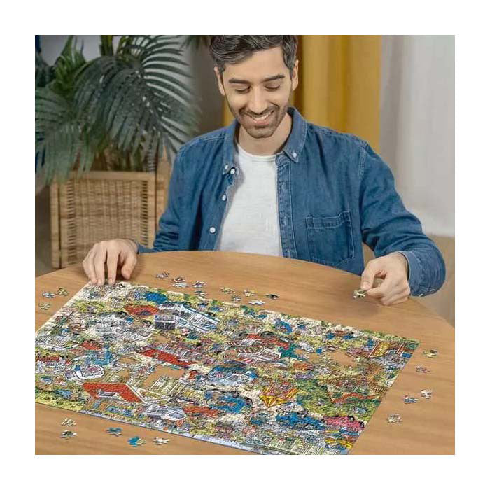 Chargez l'image dans la visionneuse de la galerie, Ravensburger legpuzzel holiday resort 1: the campsite, 1000st.