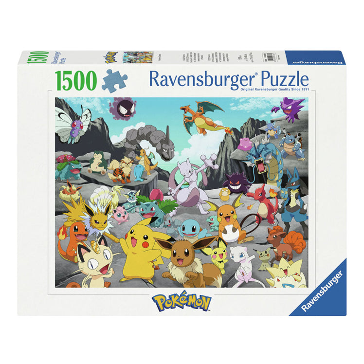 Load image into Gallery viewer, Ravensburger legpuzzel pokémon classics, 1500st.