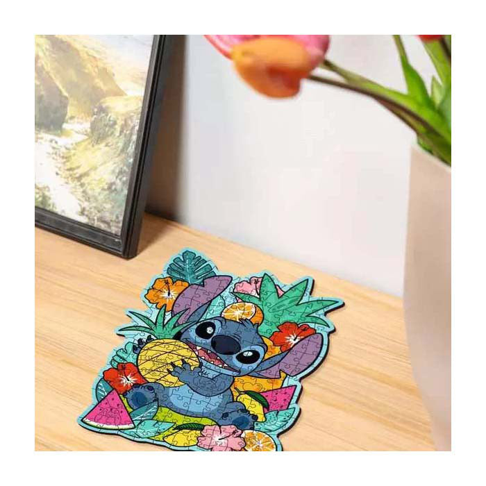 Afbeelding laden in galerijviewer, Ravensburger houten puzzel disney stitch - legpuzzel - 150 stukjes