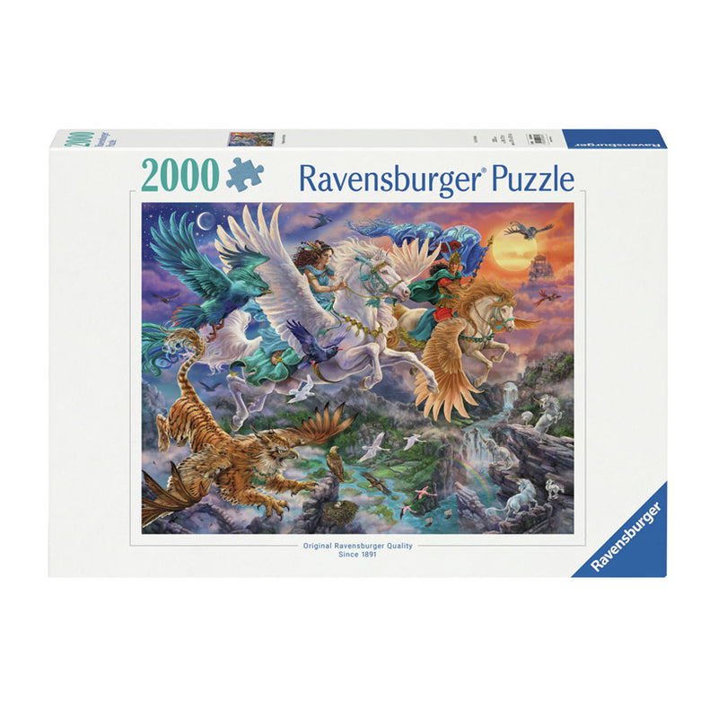 Load image into Gallery viewer, Ravensburger legpuzzel auf dem pegasus durch die lufte, 2000st.