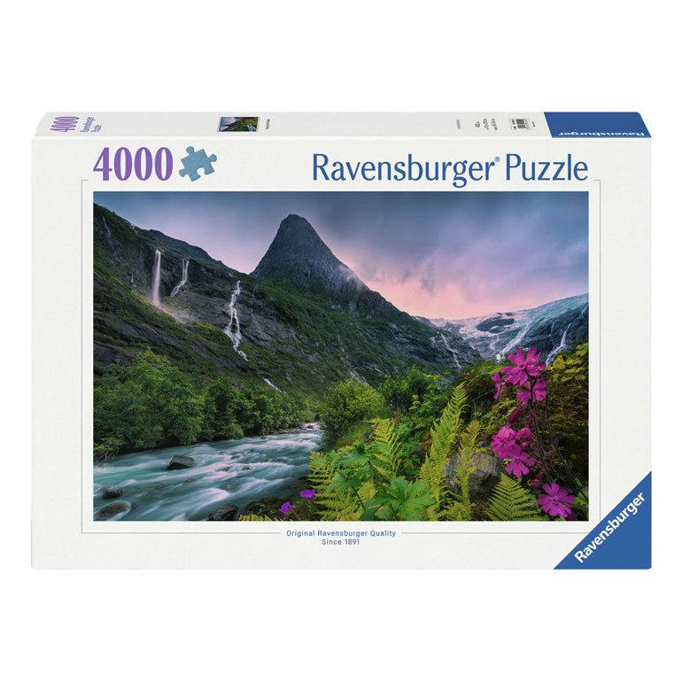 Load image into Gallery viewer, Ravensburger legpuzzel atemberaubende bergstimmung, 4000st.