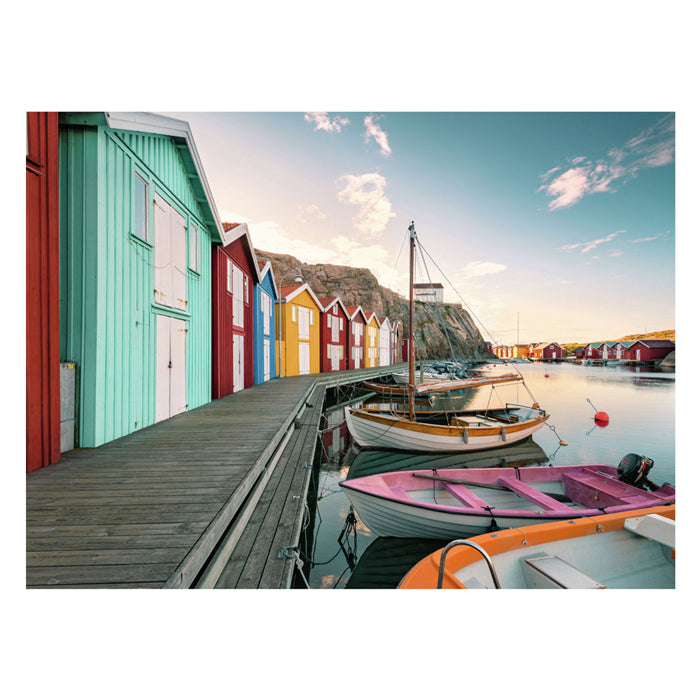 Afbeelding laden in galerijviewer, Ravensburger legpuzzel bootshauser in smogen, schweden, 500st.
