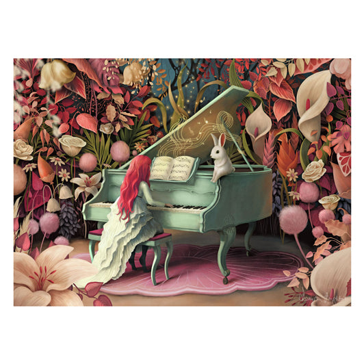 Afbeelding laden in galerijviewer, Ravensburger puzzel rabbit recital - legpuzzel - 500 stukjes