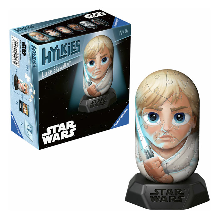 Chargez l'image dans la visionneuse de la galerie, Ravensburger 3d puzzel hylkies star wars luke skywalker, 54st.
