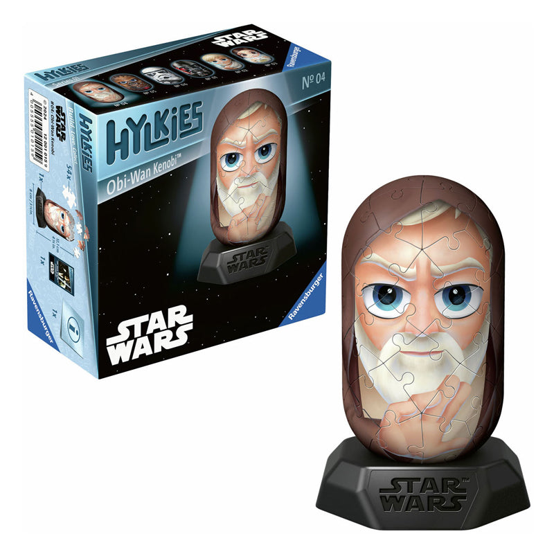 Afbeelding laden in galerijviewer, Ravensburger 3d puzzel hylkies star wars obi-wan kenobi, 54st.