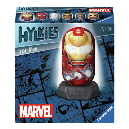 Afbeelding laden in galerijviewer, Ravensburger 3d puzzel hylkies marvel iron man, 54st.