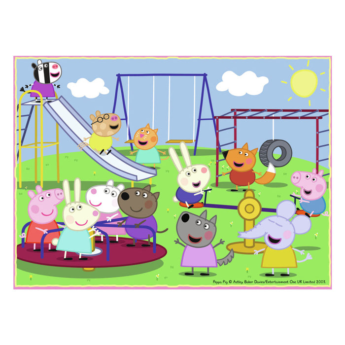 Afbeelding laden in galerijviewer, Ravensburger legpuzzel peppa pig 4in1, 24st.