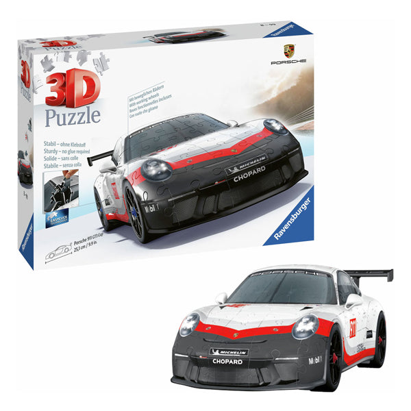 Load image into Gallery viewer, Ravensburger 3d puzzel porsche 911 gt3 cup, 108st.