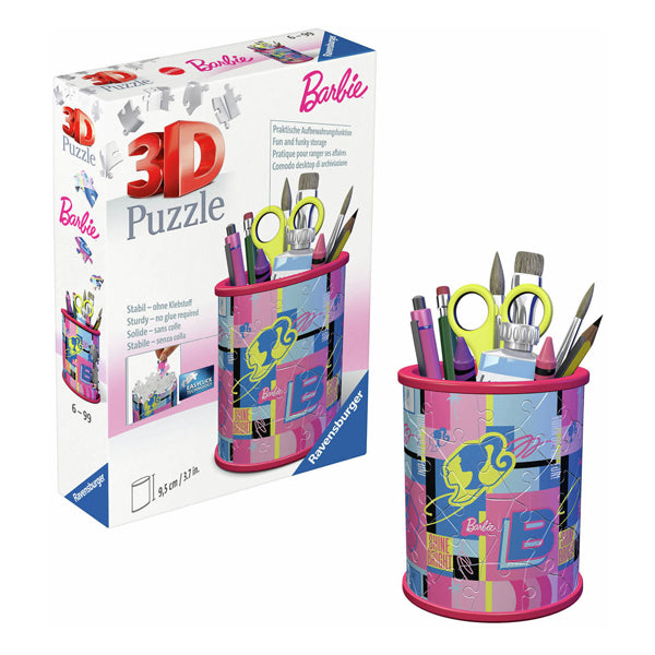 Load image into Gallery viewer, Ravensburger 3d puzzel pennenbak barbie, 54st.