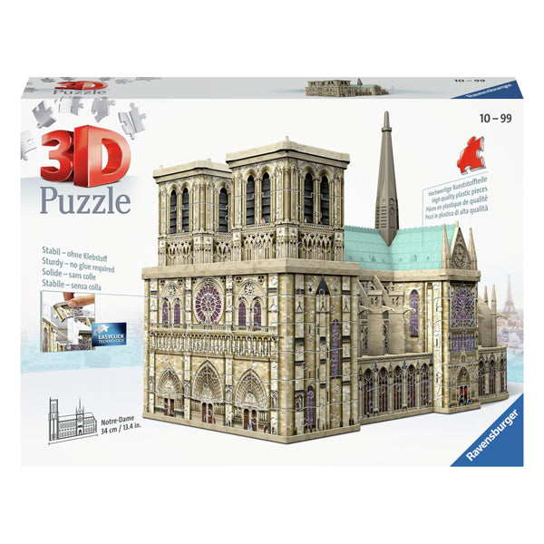 Load image into Gallery viewer, Ravensburger 3d puzzel notre dame parijs, 216st.