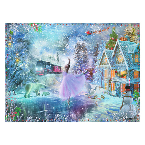 Afbeelding laden in galerijviewer, Ravensburger puzzel winterwonderland - legpuzzel - 300 xxl stukjes