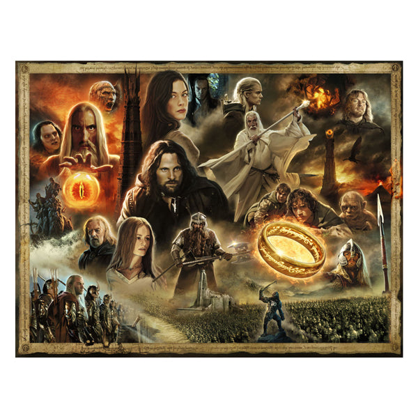ギャラリービューアに画像をロードする, Ravensburger puzzel the lord of the rings: the two towers - legpuzzel - 2000 stukjes