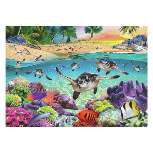 Load image into Gallery viewer, Ravensburger legpuzzel baby zeeschildpadden, 500st.