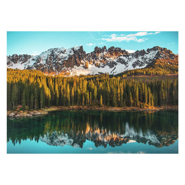 Afbeelding laden in galerijviewer, Ravensburger puzzel italian landscapes: lago di carezza - legpuzzel - 1000 stukjes