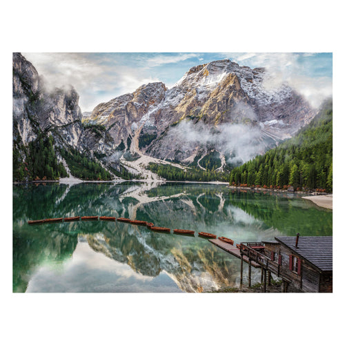 Load image into Gallery viewer, Ravensburger Legpuzzel Italian Landscapes Lake Braies, 1500st.