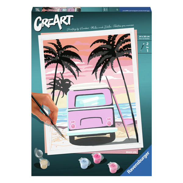 Load image into Gallery viewer, Ravensburger schilderen op nummer ravensburger creart schilderen op nummer - beach life